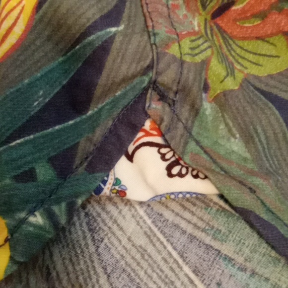 Denim & Flower Small Men's Button Down Shirt Cactus Man Ricky Singh Tropical - Picture 5 of 11